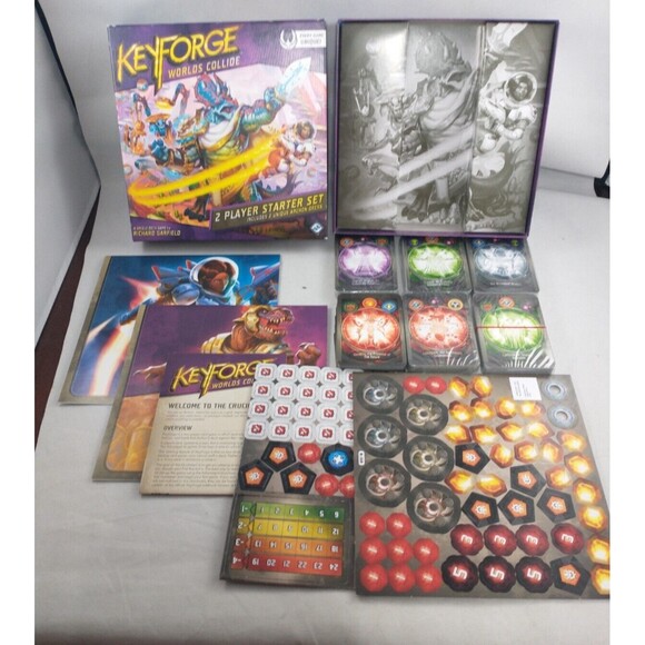 Keyforge Worlds Collide Starter Set Fantasy Flight Games - Picture 4 of 16